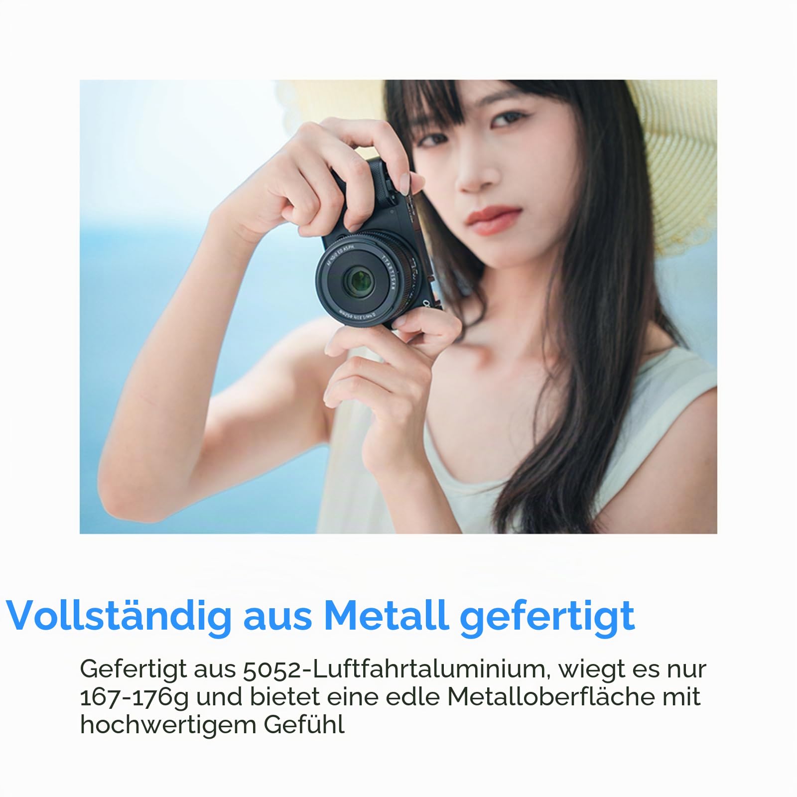 TTARTISAN 40 mm f/2 AF-Objektiv für L-Mount, Vollformat 40 mm f2 Autofokus Prime Objektive für L-Mount (L, Schwarz)