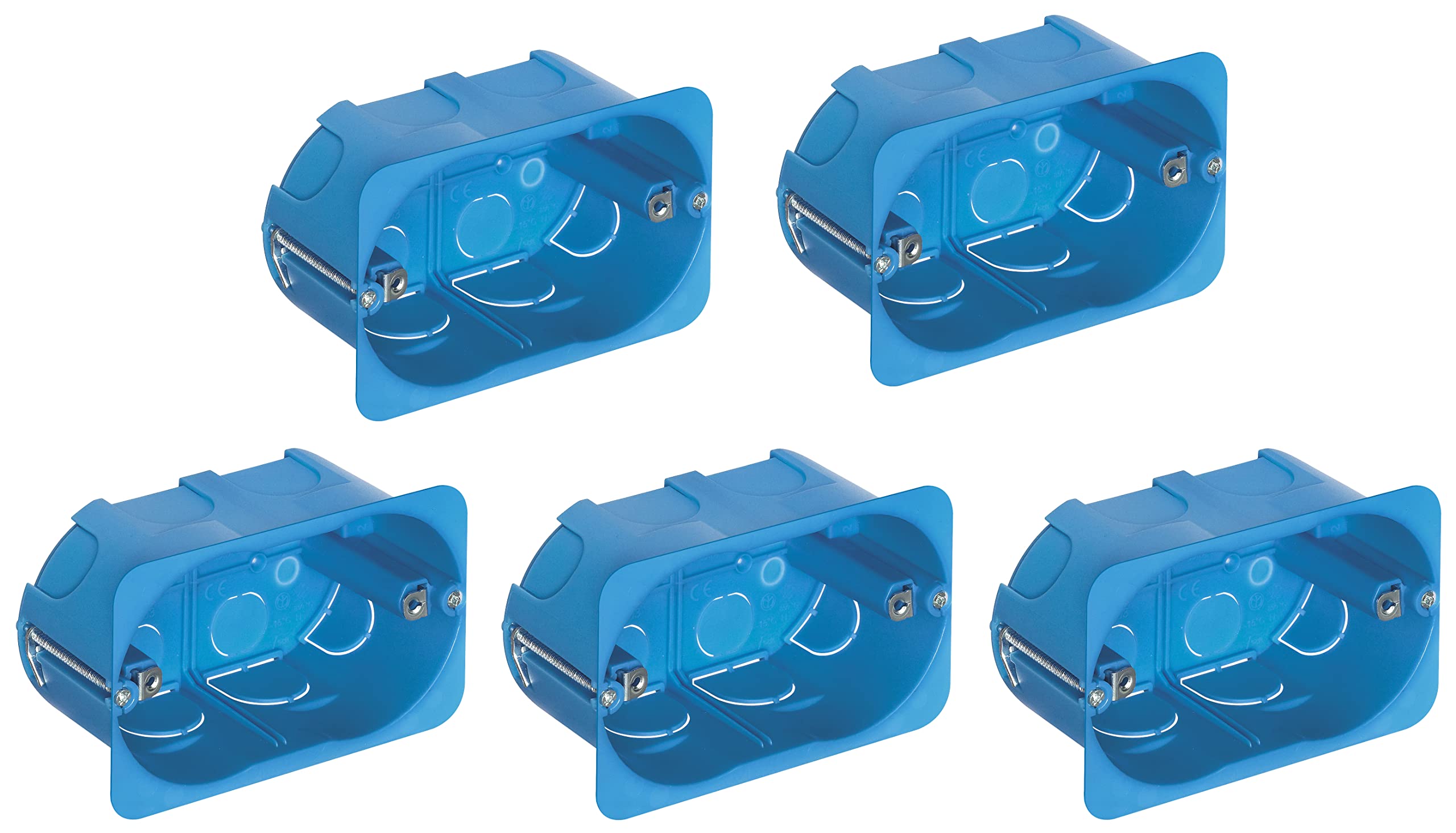 Kit 5 Scatole Incasso Rettangolari ECI 503 3M Azzurro - Per Pareti In Cartongesso - Foto 12