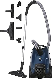 Hoover Telios Extra Lite Vacuum Cleaner with Compact Silent Bag 69 dBA, Powerful 700W, XL Capacity 3.5L, Hard Floor Brushes-Carpet & Special Parquet, Washable EPA Filter, Accessories, TXL70HM