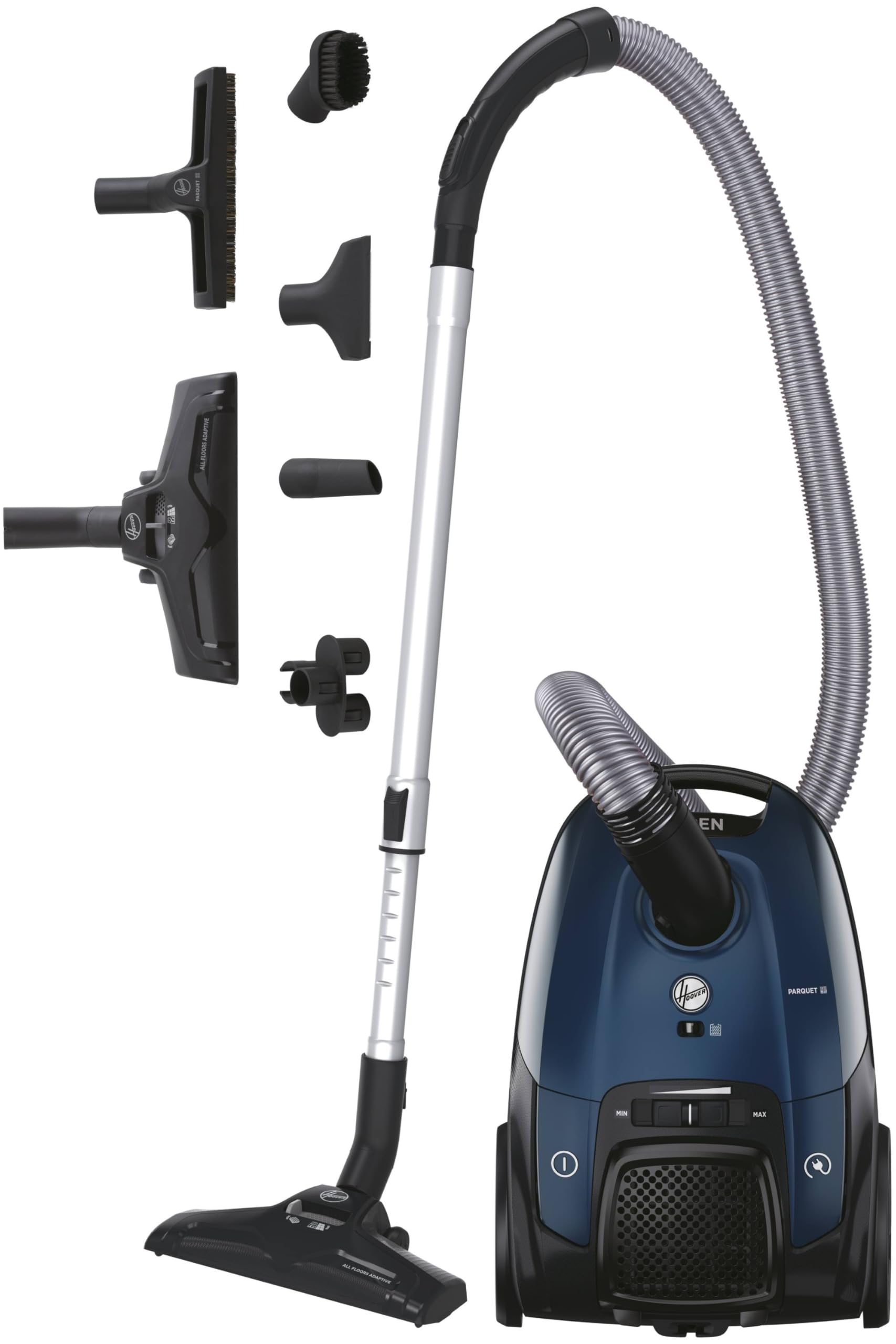 Aspirateur avec sac Hoover pour parquet et tapis, le confort d'un ménage silencieux en famille