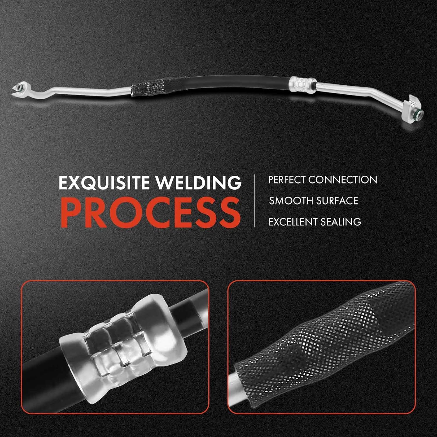 A-Premium A/C Liquid Line Hose Assembly Compatible with Chrysler PT Cruiser, 2001 2002 2003 2004, 2.4L, Condenser to Evap, w/Orifice Tube