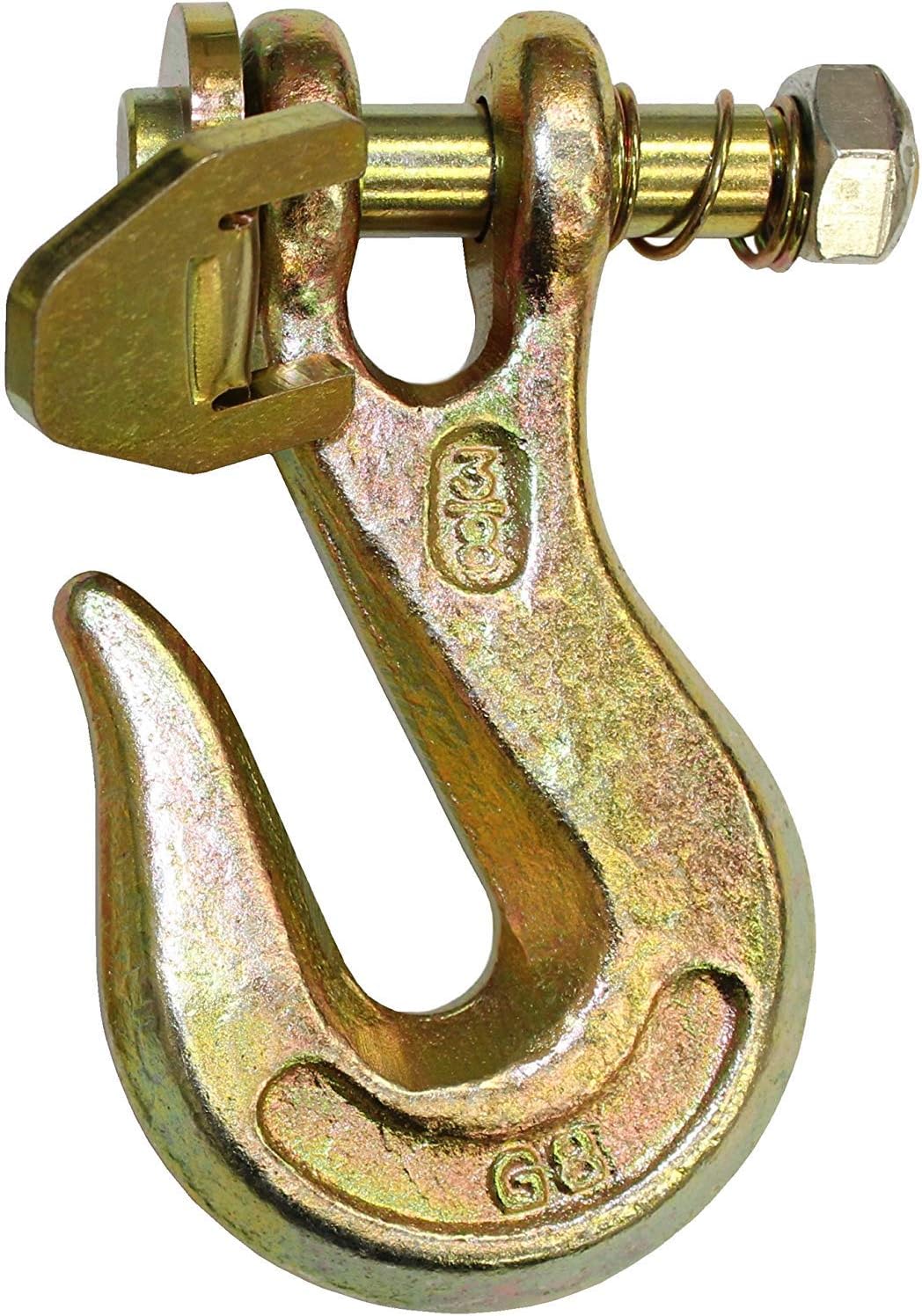 G8-200-14-x4, Set of 4, 1/4" Grade 80 Lockable Twist Lock Clevis Grab Hook for G80 Chain
