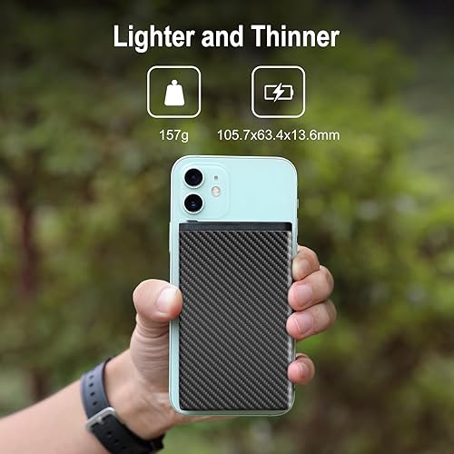 Miniatura 4 de klarus Cargador portátil K5, mini banco de energía ultraligero de 10000 mAh, entrada y salida USB C, IPX8 impermeable de carga rápida, adecuado para