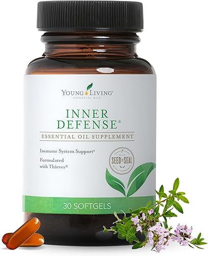 Young Living Inner Defense Softgels - 30 unidades Refuerza las defensas sistémicas y ofrece apoyo inmunológico a través de potentes aceites