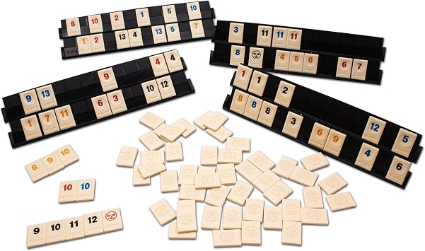 Rummikub | IDEAL | لعبة كلاسيكية: تجمع الناس معًا | ألعاب استراتيجية عائلية | لعدد 2-4 لاعبين | للأعمار 7+