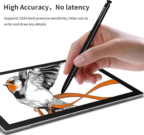 Miniatura 4 de (noBluetooth) Stylus S Pen Replacement for Samsung Galaxy S23 Ultra 2023, 4096 Pressure Levels for Writing, Drawing, No Bluetooth-Black