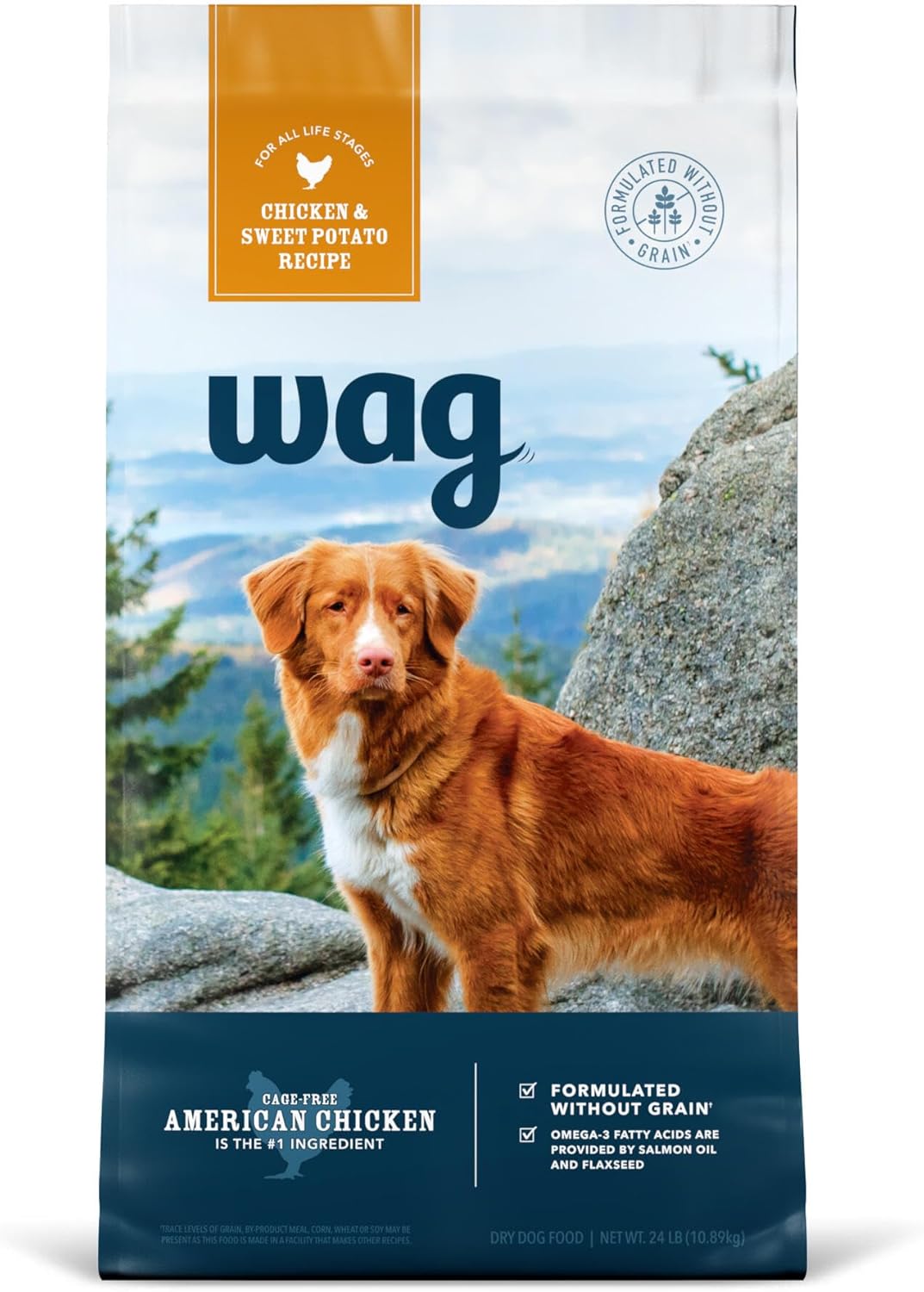 Amazon Brand - Wag Dry Dog Food Chicken