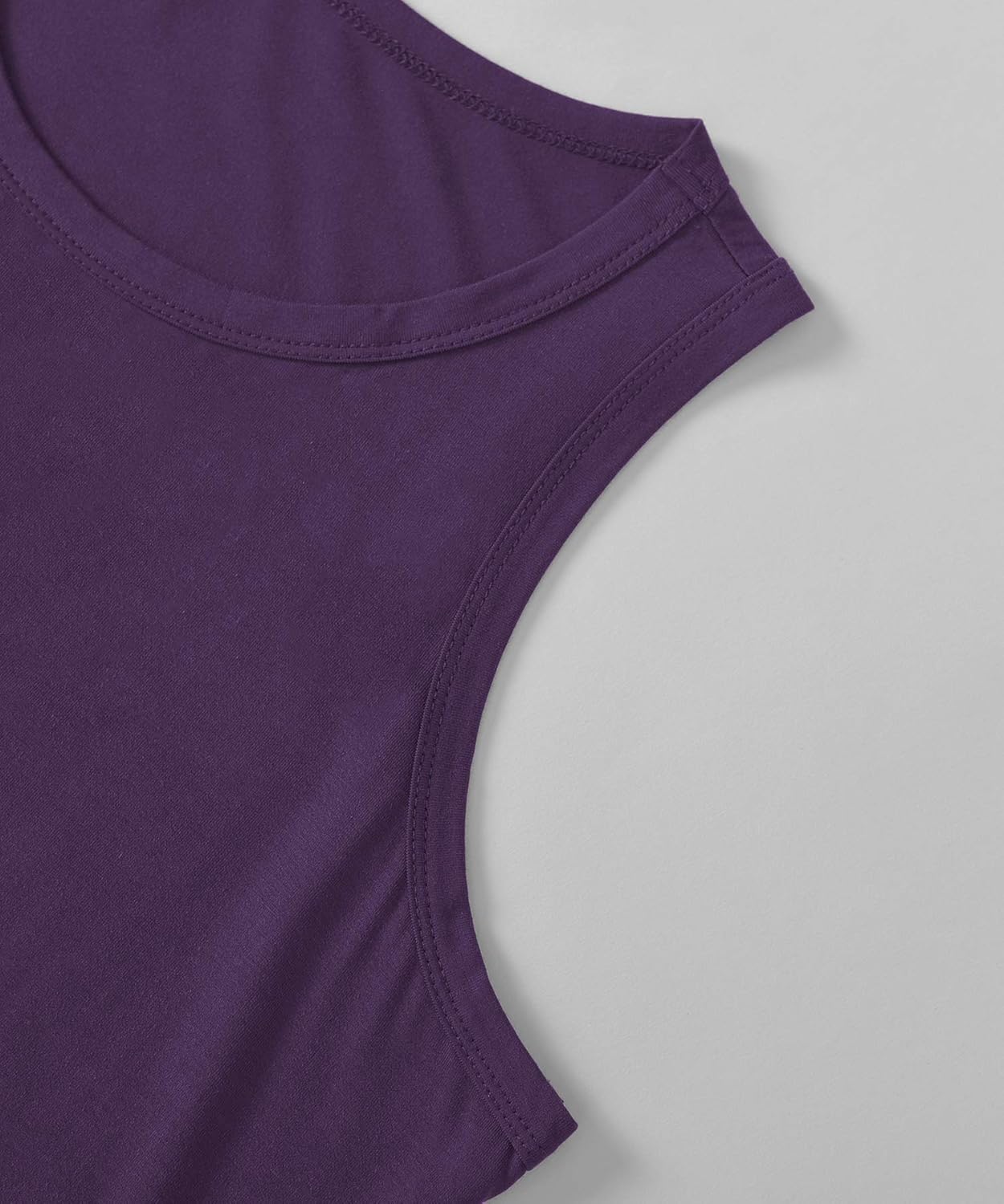 Latuza Women's Viscose Sleep Tank Top Sleeveless Pajamas Shirt - Image 3