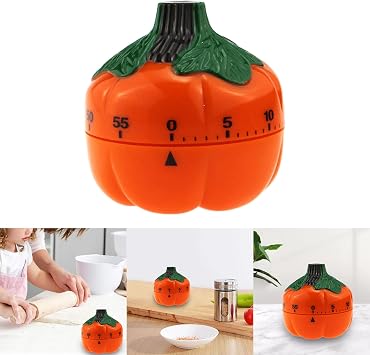 Precise Kitchen Timer 60Minute Mechanical Reminder Cute Pumpkin Mechanical Timer Dinnerware Cooking Kitchen Timer Pumpkin Kitchen Timer Decor Dinnerware