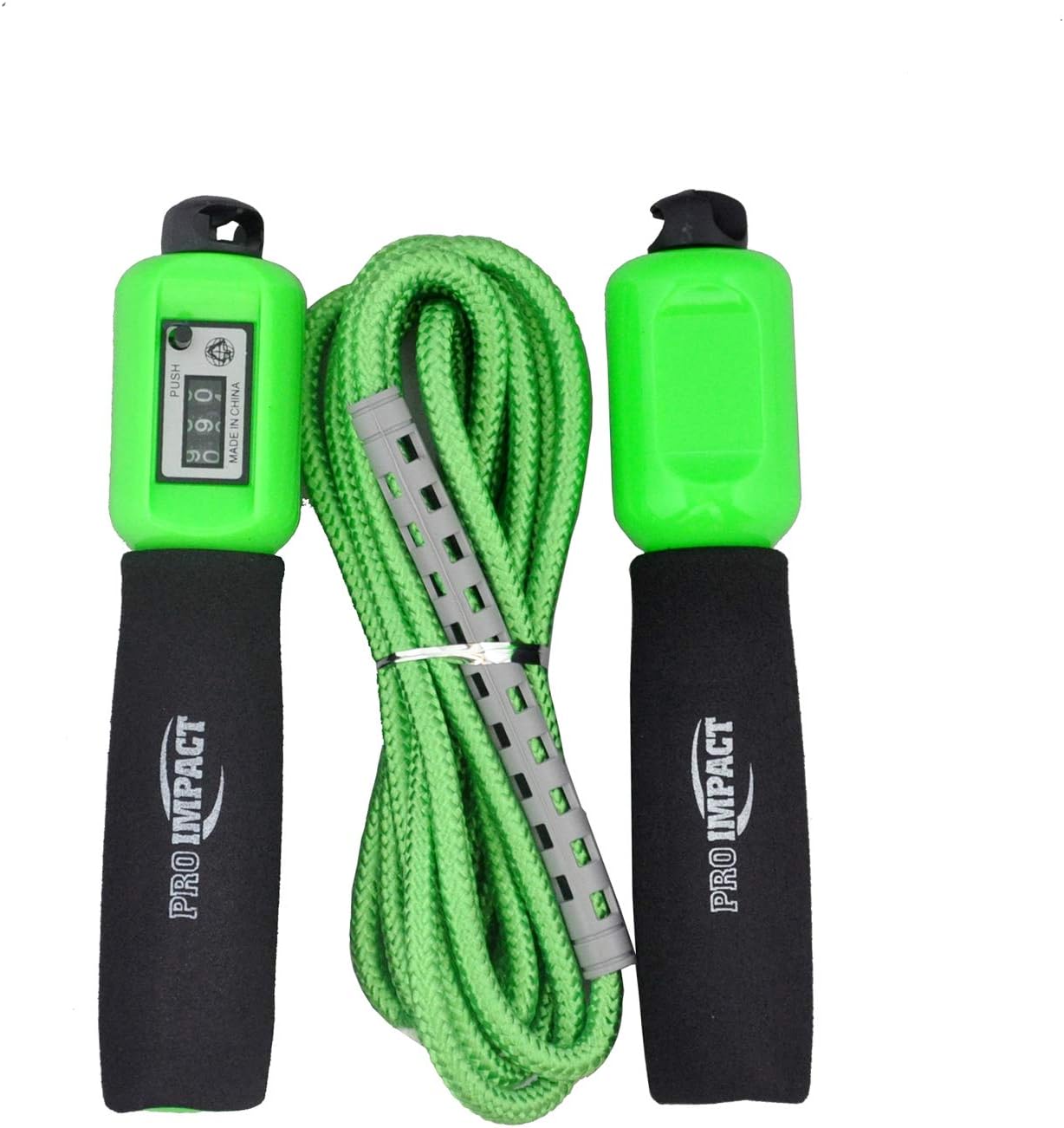 Amazon.com : Pro Impact Jumping Ropes Skipping Rope with Foam Handle ...