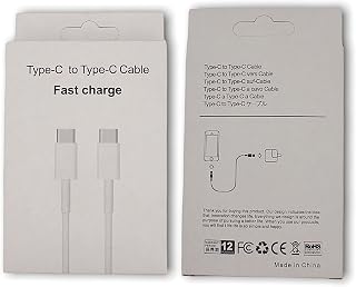 USB C To USB C Cable Charger TYPE C Fast Charging High Speed Data Sync Compatible With Samsung & All Type C Devices 1 Meter 2 Meter (2Meter)