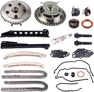 KAX Engine Timing Chain Kit Compatible with Ford F-150 2004-2010, Expedition 2005-14, fits for Lincoln Navigator 2005-2008 2010-2014, Mark LT 2006-2008, 5.4L