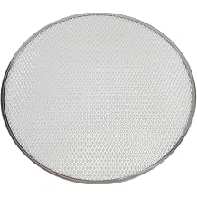 Non-Stick Pizza Tray Aluminum Mesh Pizza Screen Baking Tray, Round Pizza And Pasta Baking Pan For Even Heat Distribution, Reusable Kitchen Tool For Home Oven, Cookware Accessory14 in