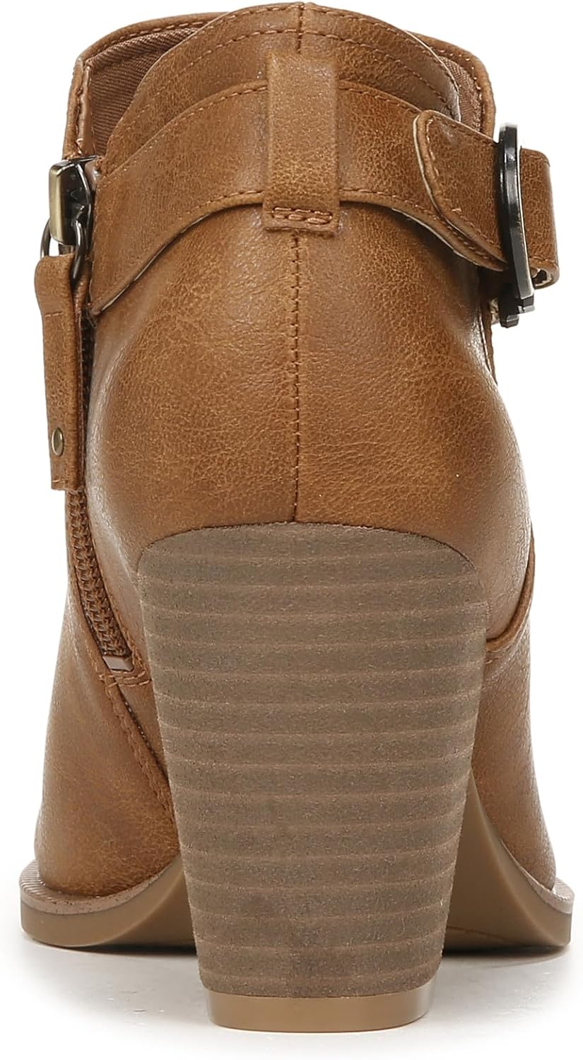 Dr. Scholl's Women's Kickstart Ankle Bootie Boot 8.5 Honey Brown Smooth image 3 of 9 B0C5YSK7GV