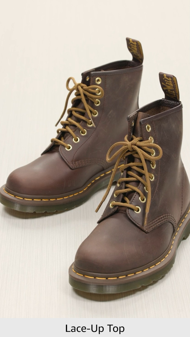 Amazon.com: Dr. Martens Unisex 1460 Crazy Horse Leather 8 Eye Boot