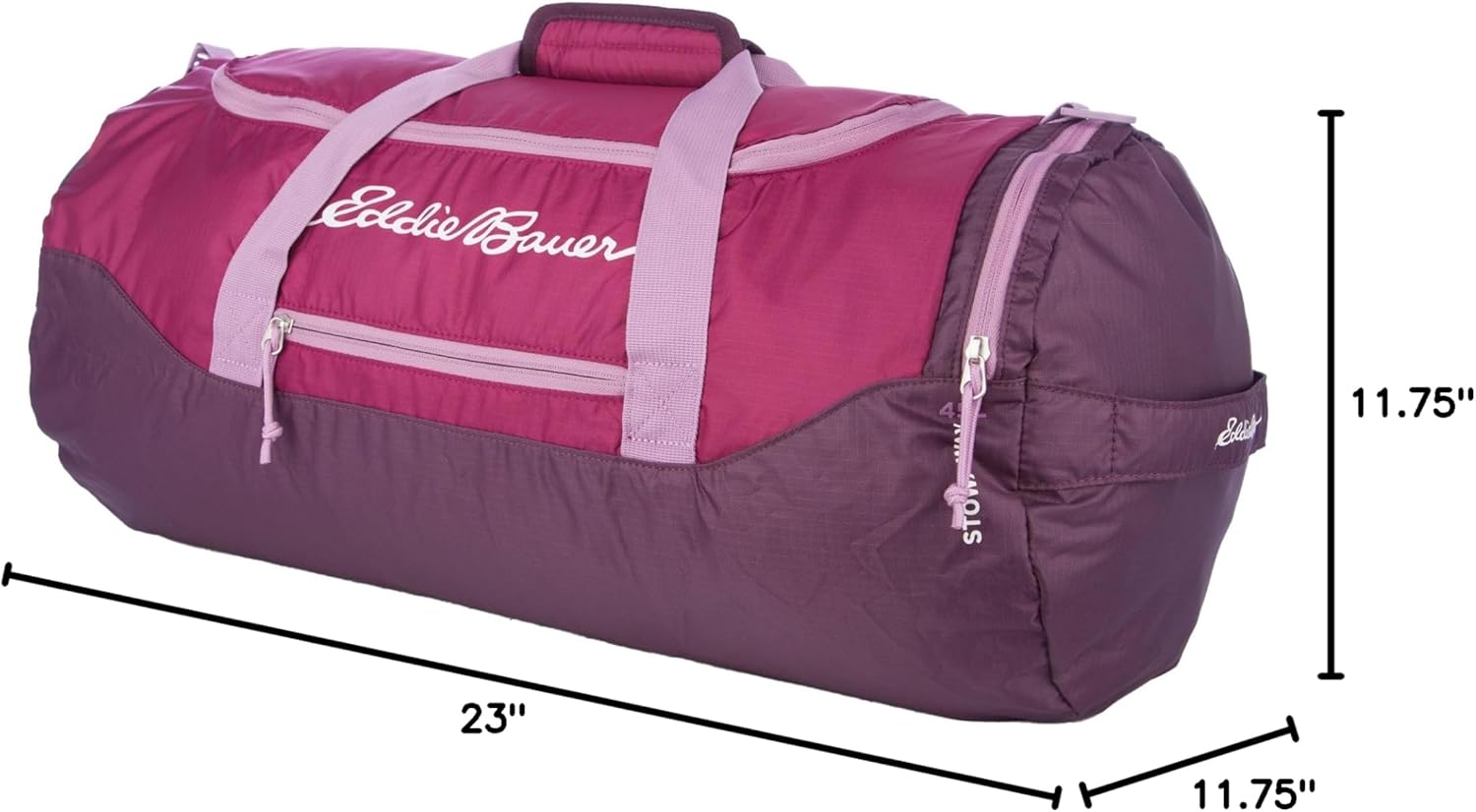 Eddie Bauer Stowaway Packable Duffel Bag | Travel | Foldable | Lightweight | Durable | Ripstop Polyester - Image 8