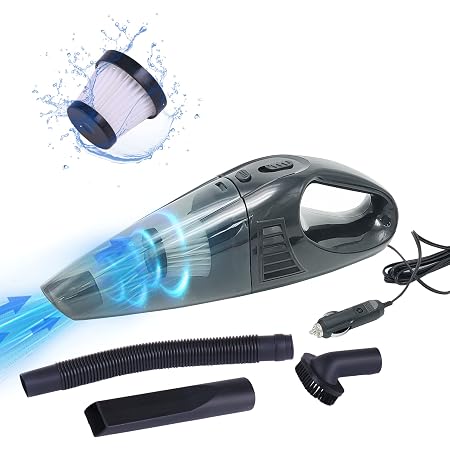 Portable Car Vacuum Cleaner High Power Wet Dry Handheld Mini Car Detailing  Vacuum Cleaner for Car