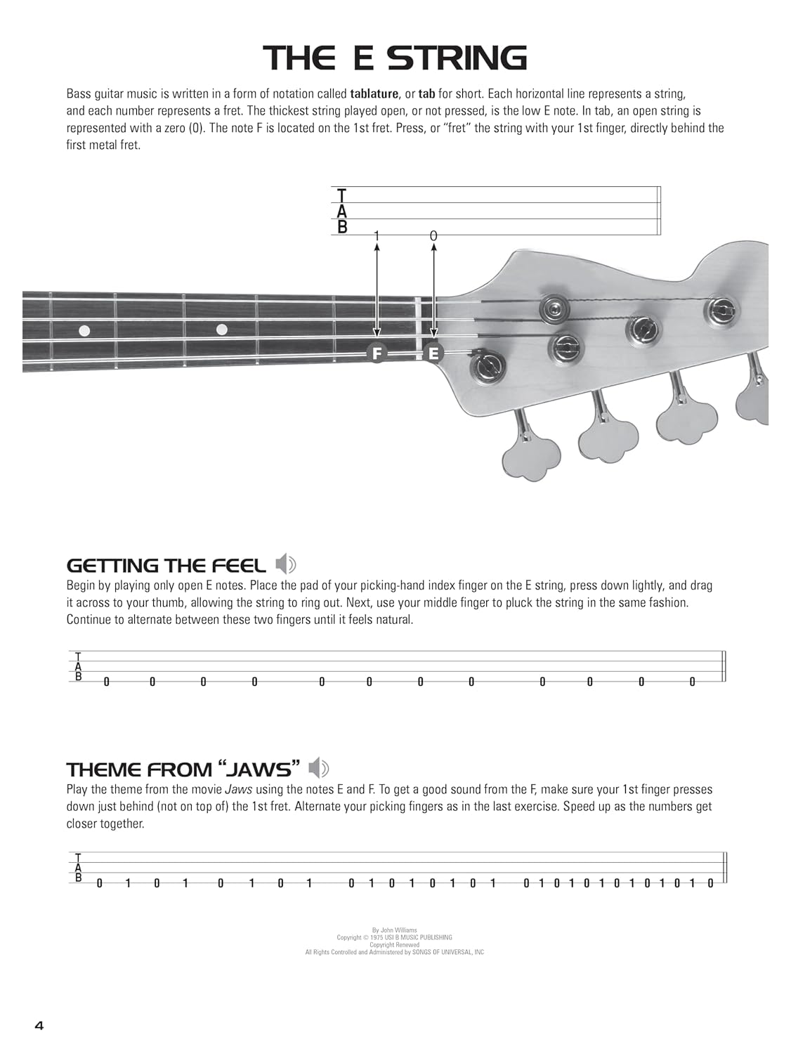 Hal Leonard Left-Handed Bass Tab Method - Book 1 | Bass Guitar Sheet Music Songbook for Beginners | Left-Handed Players with Tablature Lessons, Riffs, Songs & Online Audio Access Guide image 3