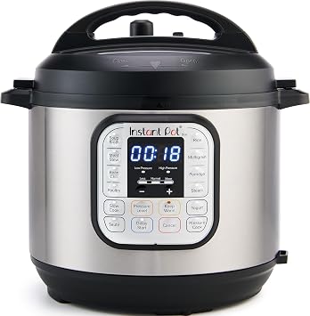 Instant Pot Duo 6 Qt 7-in-1 Electric Pressure Cooker, Stainless Steel