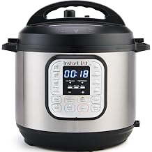 Instant Pot Duo 6 Qt 7-in-1 Electric Pressure Cooker, Stainless Steel