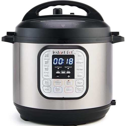 Instant Pot Duo 6 Qt 7-in-1 Electric Pressure Cooker, Stainless Steel
