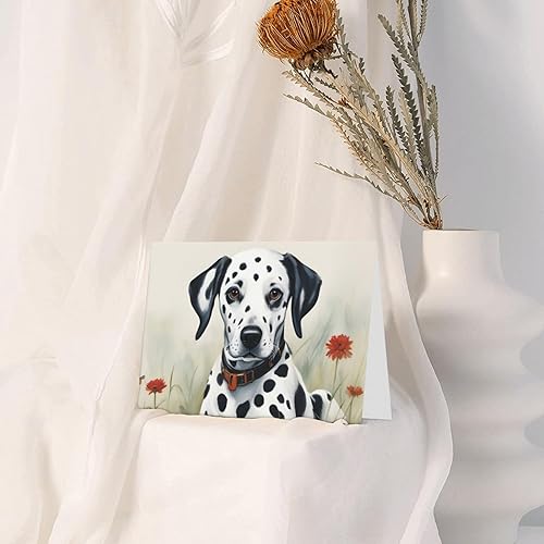 Miniatura 7 de SSIMOO Dálmata exquisita tarjeta de felicitación de papel perla para cumpleaños, día de San Valentín, aniversarios fiesta