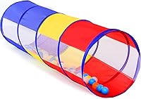 Vista 9 de PigPigPen Túnel de juego para niños pequeños, tienda de campaña desplegable para bebés o perros, juguetes para interiores y exteriores para conjunto