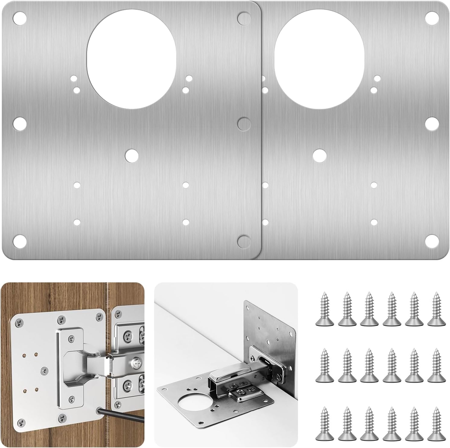 XYWHPGV Piastra Di Riparazione Piatta Da 8 Pezzi Angolo - Foto 10