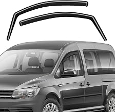 GEARMONSTER Windabweiser Kompatibel mit VW Caddy 2005-2018, Schwarz