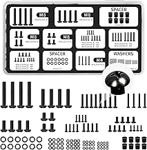 TV Bracket Screws - 120PCS TV Mounting Screw Kit with M4 M5 M6 M8, Universal Vesa Screws for Most TV Stand & Mount