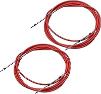 Vista 11 de uxcell Cable de caja de control remoto de cambio de acelerador marino de 11 pies 11.2 ft de 134 pulgadas para motor fuera de borda Sistema