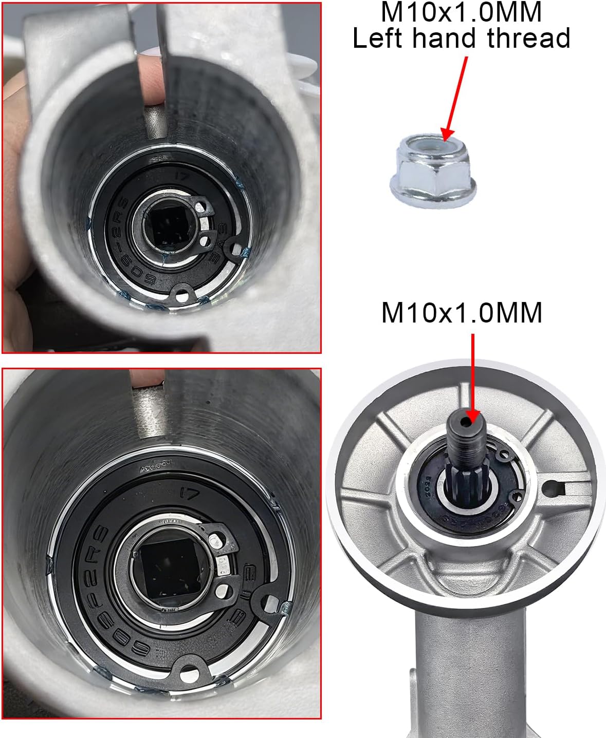 Trimmer Gear Head / Gearbox Head Assembly Fits for Stihl FS56RC  FS70R  FS91R  FS94R  FS111R  FS131  FS131R  FS56 RC  String Trimmer & Brush Cutter – Replaces Part No. 4180‑640‑0114 – Weed Eater Parts
