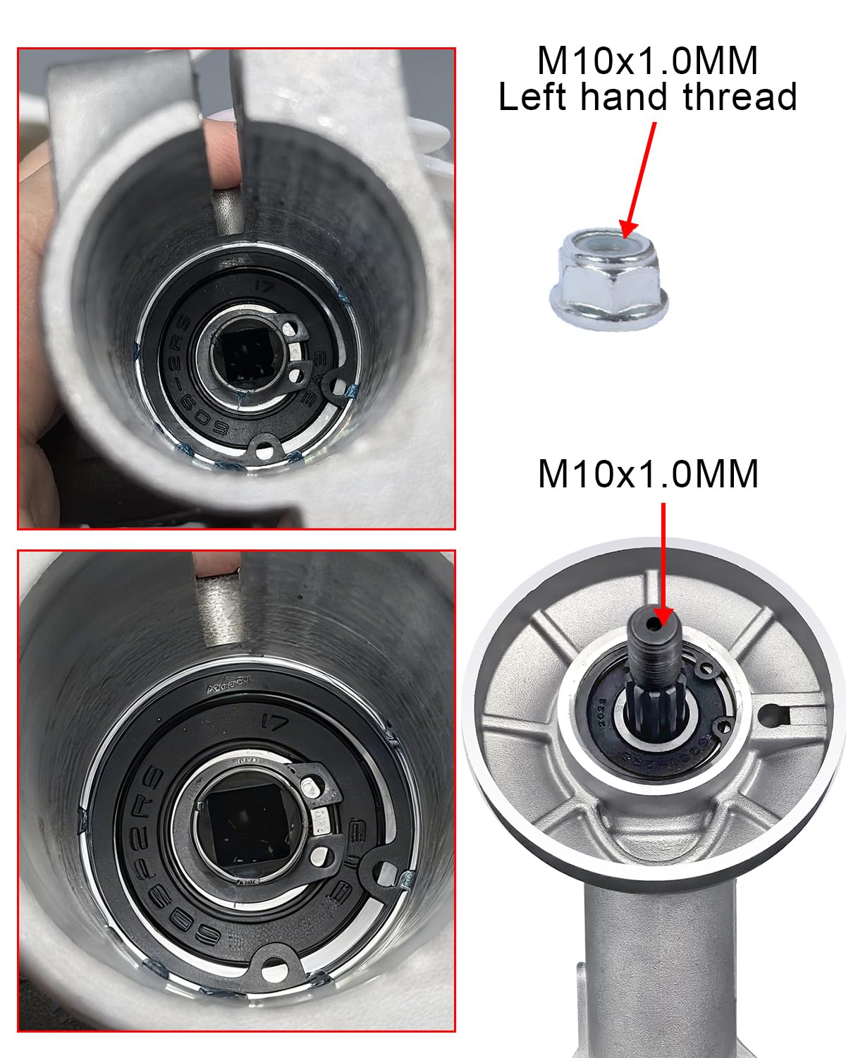 Głowica przekładni trymera / zespół głowicy skrzyni biegów pasuje do Stihl FS56RC FS70R FS91R FS94R FS111R FS131 FS131R FS56 RC trymer strunowy i kosa szczotkowa - zastępuje część nr 4180-640‑0114