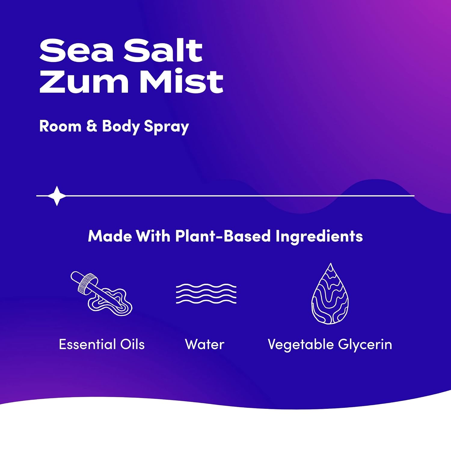 Indigo Wild Zum Mist Room & Body Spray – Aromatherapy Essential Oil Spray – Natural Body Mist & Room Spray – Sea Salt Scent – 4 fl oz