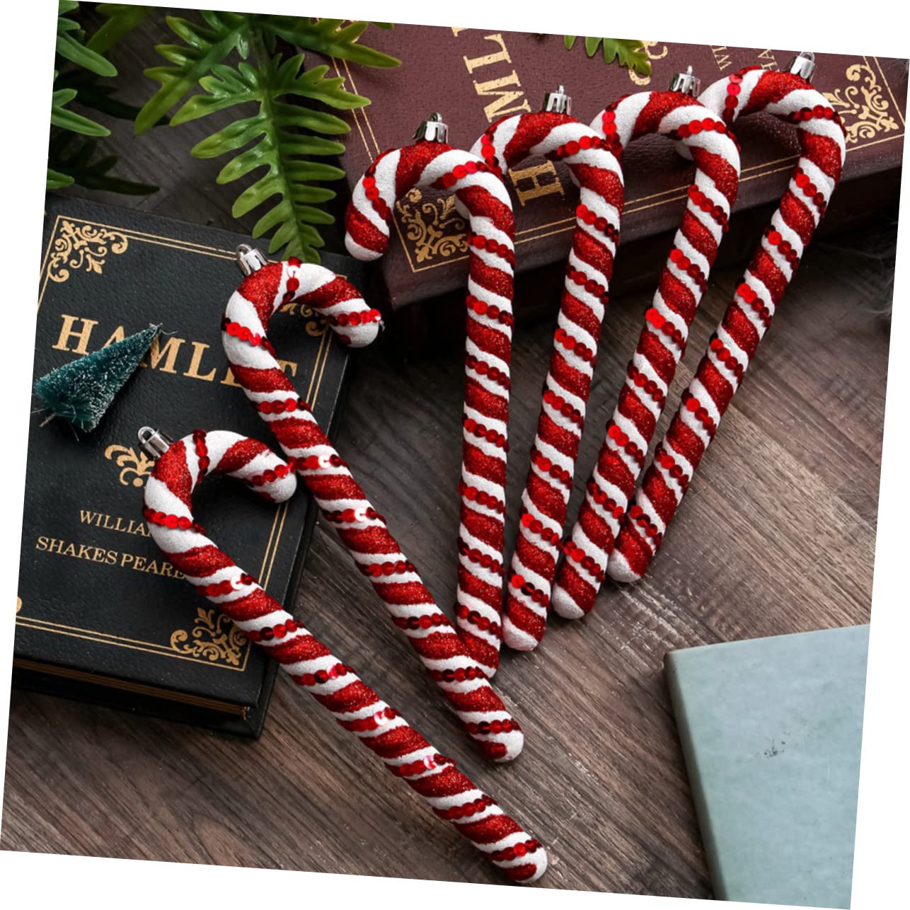 Cabilock 3 Juegos Colgante De Árbol De Navidad De Nieve Soportes Navideños Decoración De Dulces De Jengibre Guirnalda Pegatinas Adornos De Decoración Navideña 6 Piezas * 3