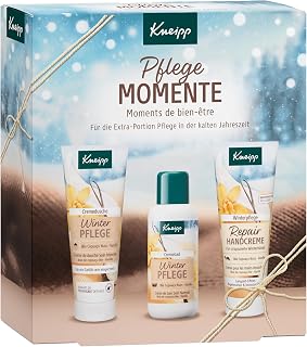 Kneipp care moments gift box - give away feel-good moments with winter care Best sellers: cream shower, cream bath and repair hand cream without microplastics - little attention in the winter season