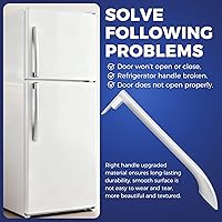 Vista 5 de Romalon 5304486359 Manija de puerta de refrigerador reemplazar 5304506469 5304504507 5304497105 AP6036330 Manija de puerta lateral derecha