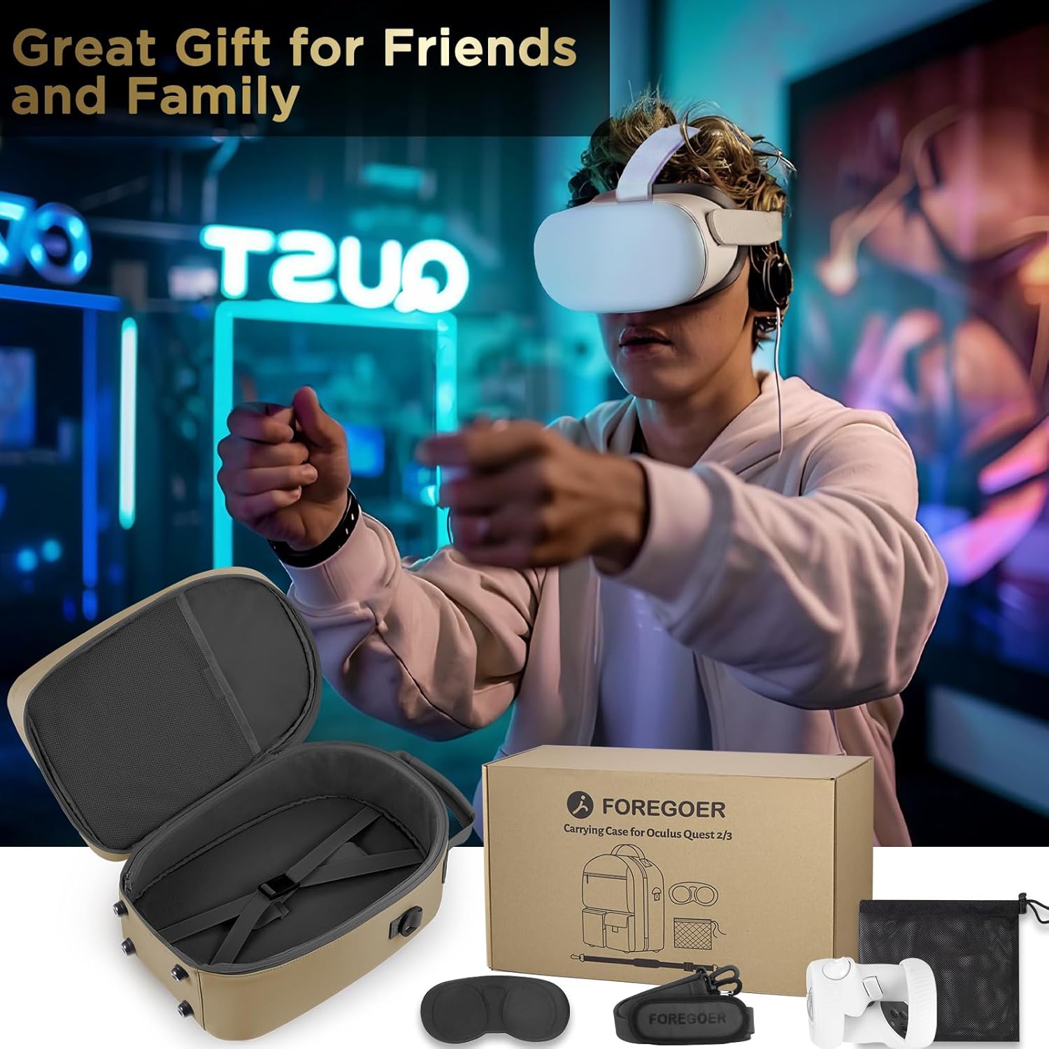 Amazon.co.jp: FOREGOER キャリーケース Meta Quest 3/Oculus