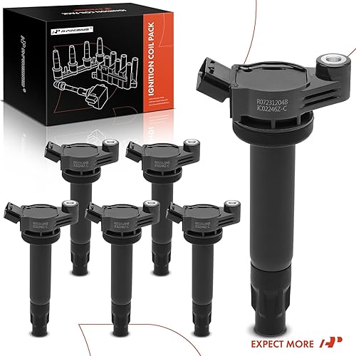 Miniatura 8 de A-Premium Juego de 6 bobinas de encendido compatibles con Toyota Camry Sienna 2004-2006, Highlander Solara 2004-2008, Lexus ES330 RX330 2004-2006 -