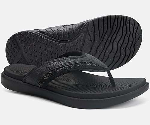 Miniatura 5 de KuaiLu Sandalias deportivas para hombre, cómodas, ortopédicas, con soporte de arco para fascitis plantar, para exteriores, verano, playa, talla 7  15