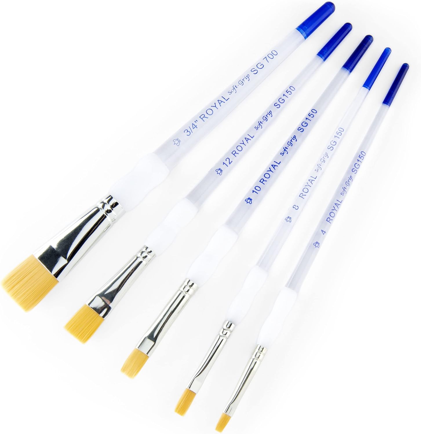 Royal & Langnickel SG-304 5 Piece Flat Brush Set