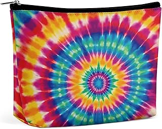 Tie Dye Pattern Toiletry Bag Portable Large C...