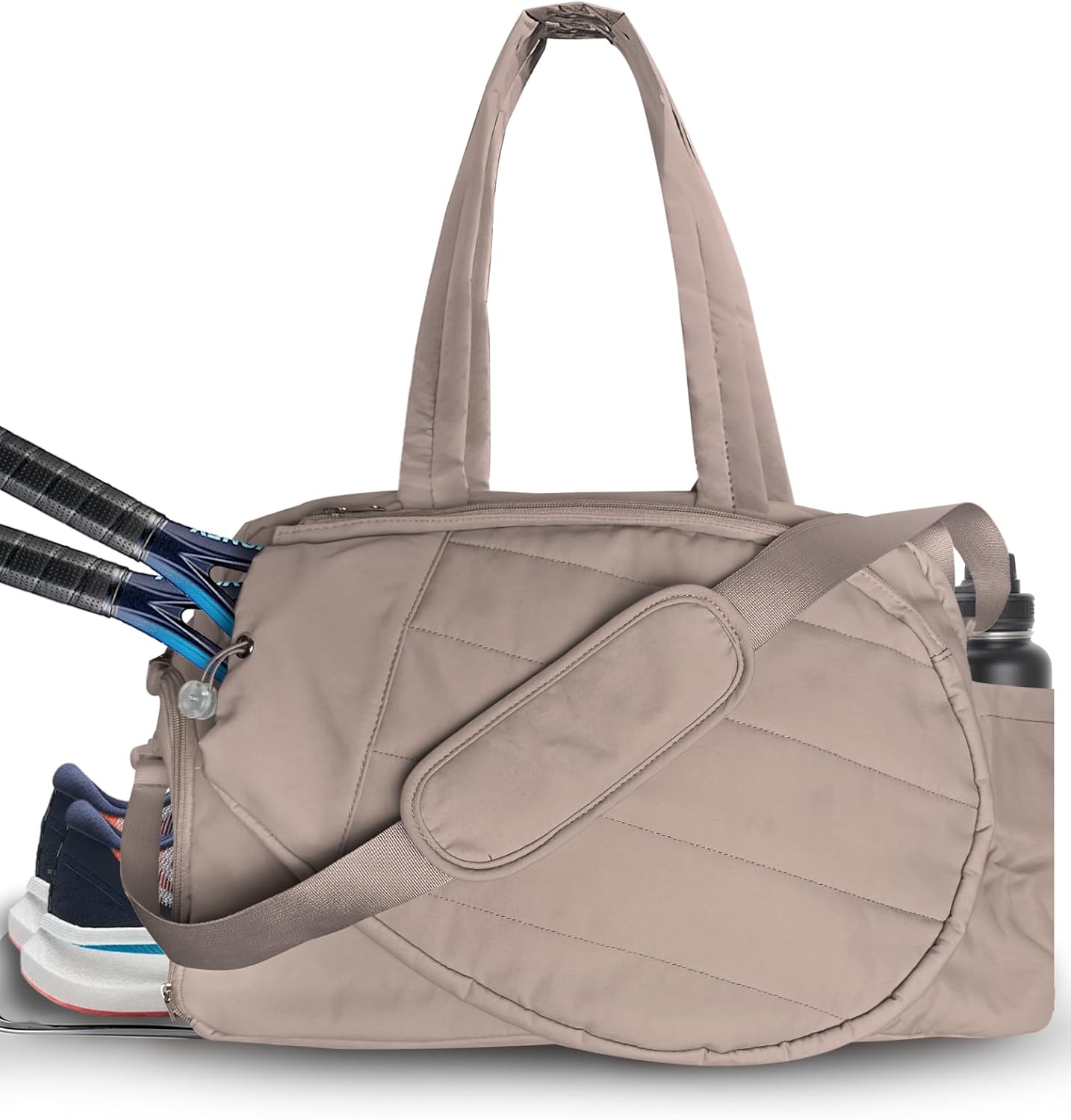 Tennis Gym Bag, Racket Bag, Sports Duffle Bags with Shoe Compartment and Wet Pocket,Suitable for Pickleball,Badminton,Yoga,Workout,Men,Women