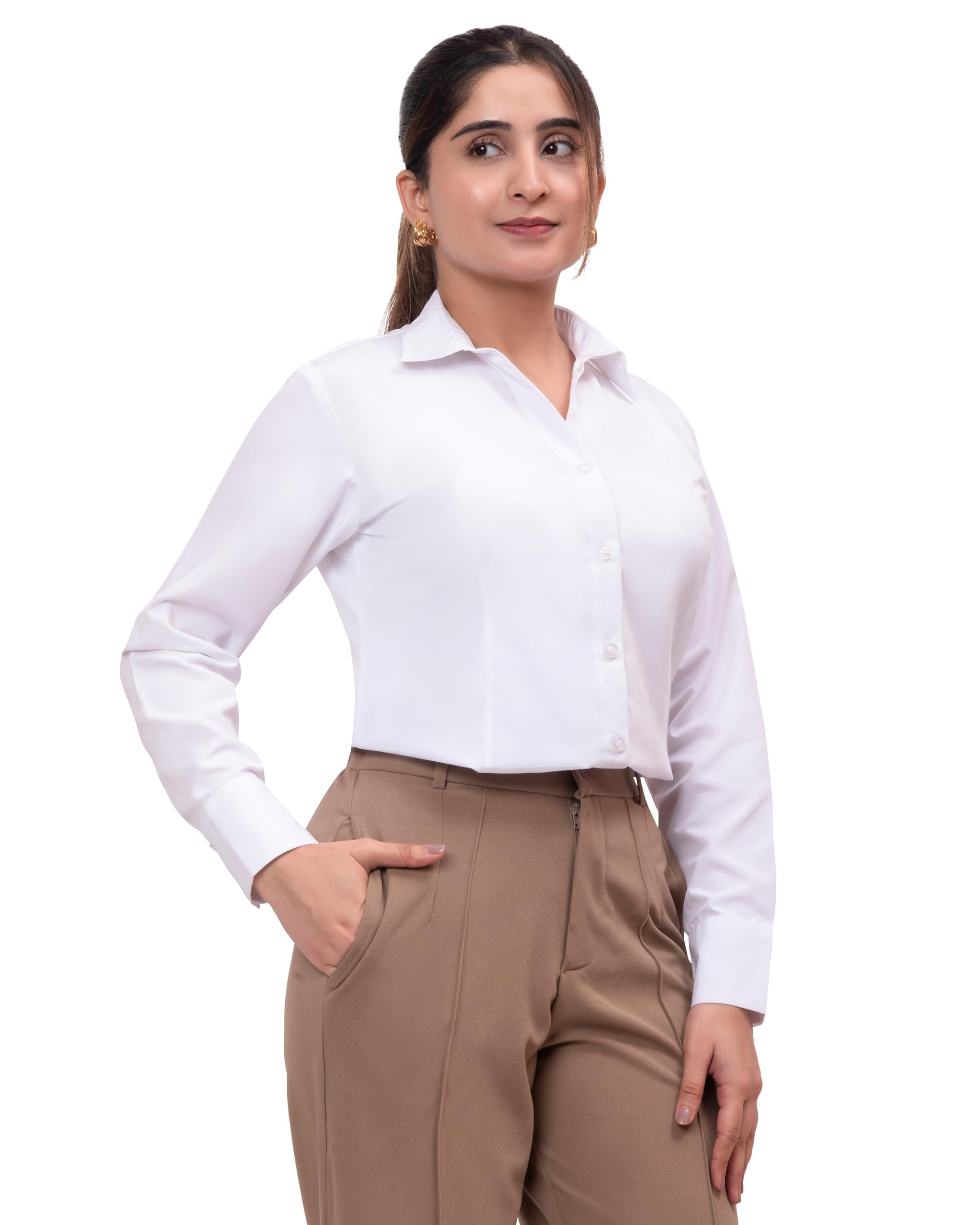 esta Women Full Sleeve Stylish Western Official Formal Shirts Regular fit Shirts for Women-picture-39