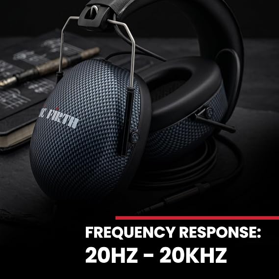 Vic Firth SIH3 Stereo Isolation Headphones, 25 Decibels