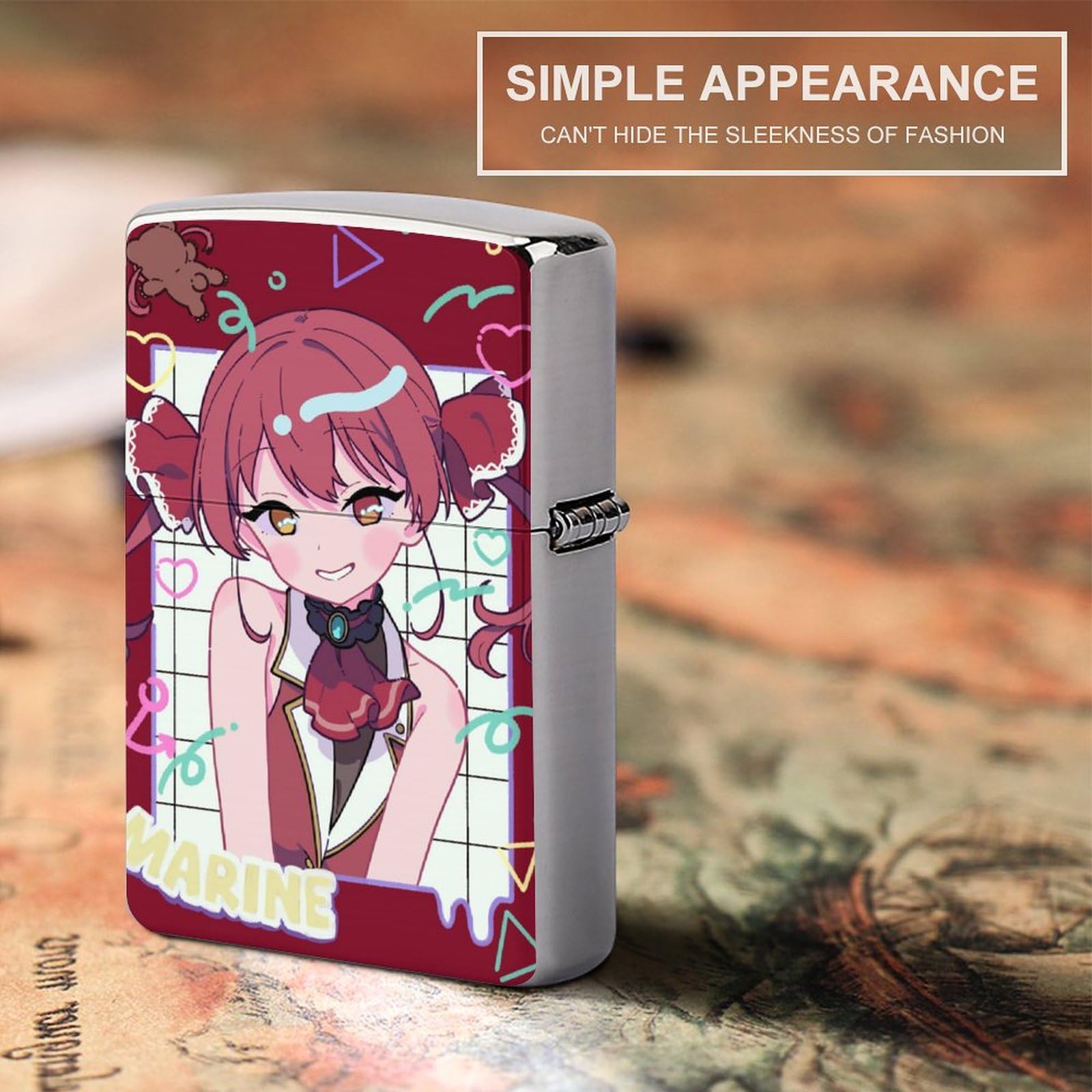 Amazon.co.jp: ジッポライターケース Zippo兼用ケース 両面印刷 VTuber