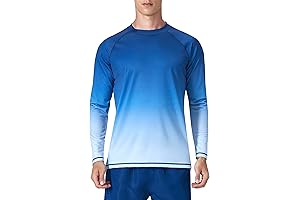 Men's UPF 50+ Long Sleeve Swim Shirt