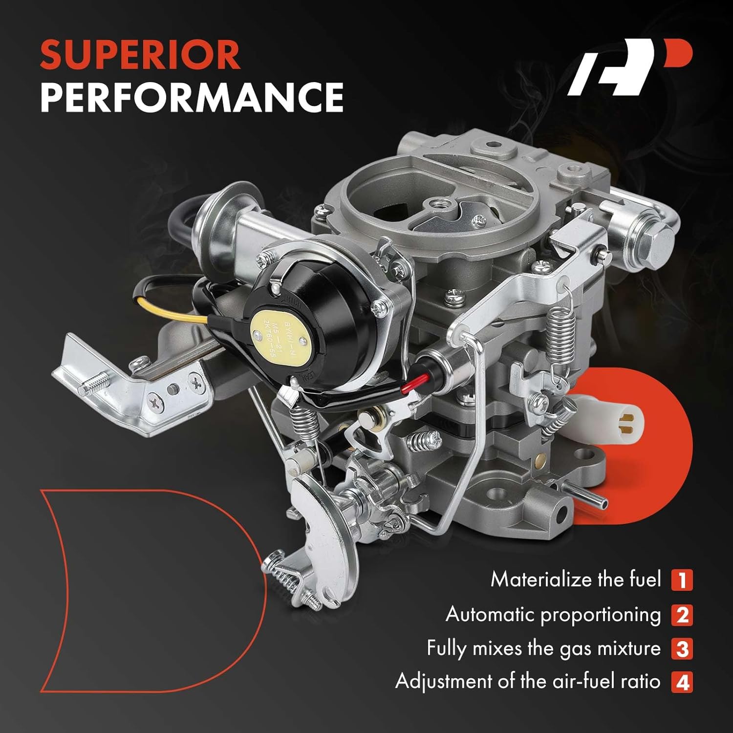 A-Premium 2 Barrel Carburetor Compatible with Isuzu Amigo 1989-1993, Impulse 1988-1989, Pickup 1988-1994, Trooper 1986-1987, 2.3L