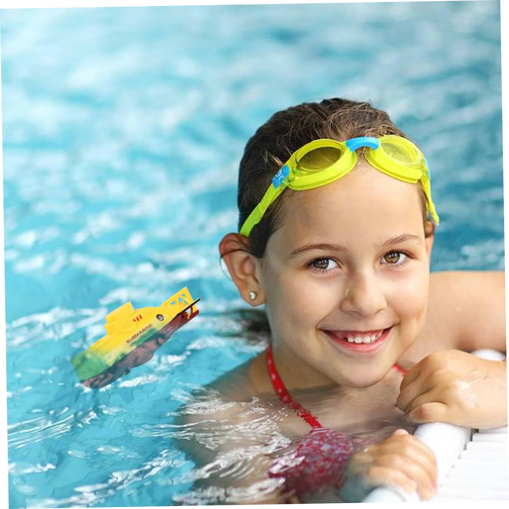 Sottomarino RC con telecomando impermeabile Sottomarino sommergibile a 6 canali Giocattolo USB ricaricabile autoraffreddante per bambini