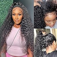 Vista 23 de 99J - Pelucas de cabello humano con encaje frontal transparente HD de 13 x 6 pulgadas, color burdeos, para mujer, densidad del 180%, color rojo